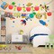 Back to School Decorative Banner Set (Red, Yellow, Blue, Green)